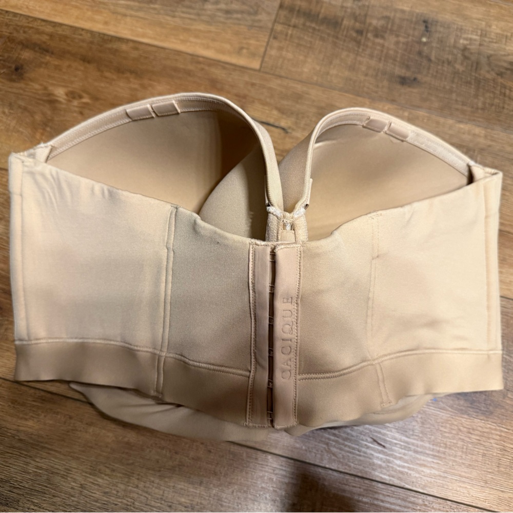 Cacique Strapless Nude Seamless Bra comfort bliss 46H - Picture 4 of 7